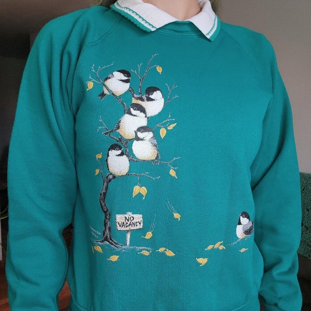 Morning Sun Vintage Collared Sweater size Small - Picture 6 of 7